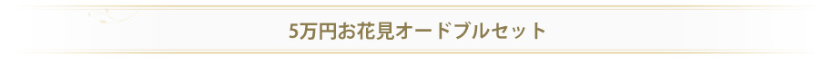 5万円お花見オードブルセット