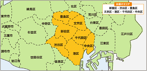 お届けエリア