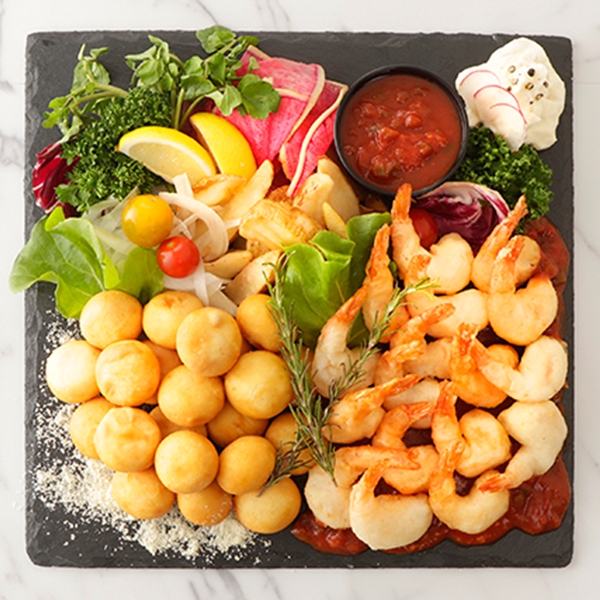 【当日】小エビのフリット&チーズフライ〜サルサソース添え〜