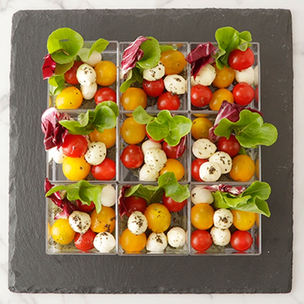 リコピンたっぷりプチトマトのカプレーゼ〜ジェノバソース〜