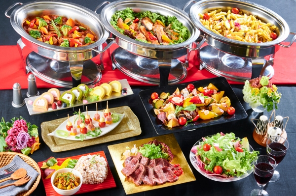 ビュッフェ 温製3品(9品9皿)